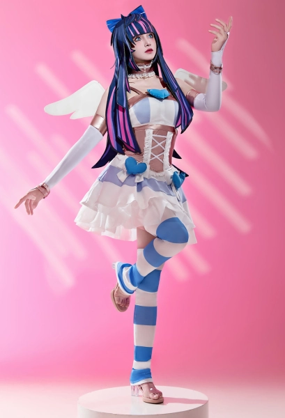 Panty & Stocking with Garterbelt Stocking Angel Dress Cosplay Costume