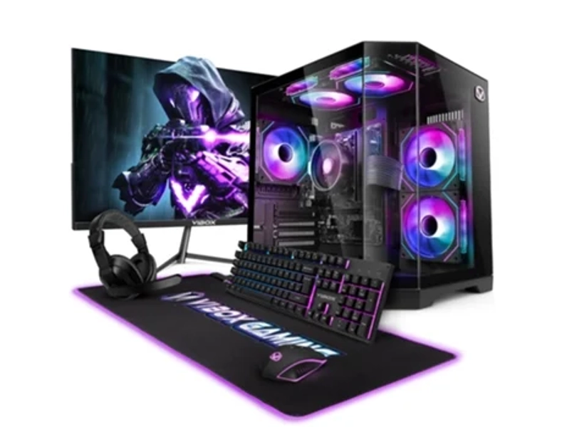 Vibox I-516 Gaming Pc Completo • 22'' Monitor • Ryzen 3 3200g 4,0 Ghz • Radeon Vega 8 • 16 Gb Ram • 500 Gb Ssd • Linux • Wifi