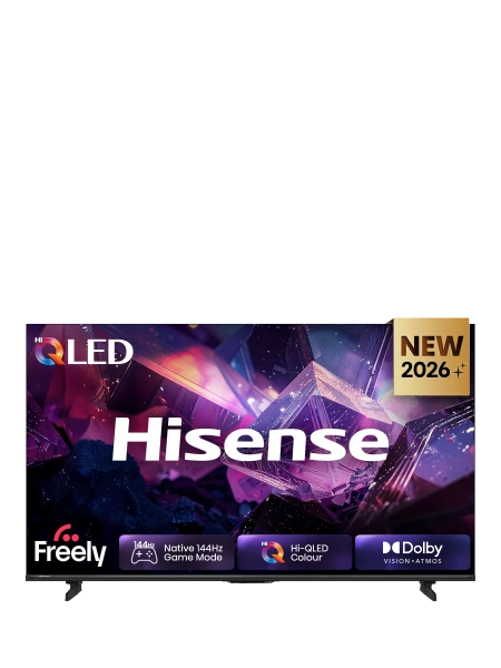 Hisense 55E7STUK PRO (2026) QLED HDR 4K Ultra HD Smart AI TV, 55 inch with Dolby Atmos, Charcoal Grey