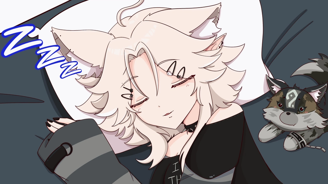Sleeping Animation YCH by ops_saki (@ops_saki)