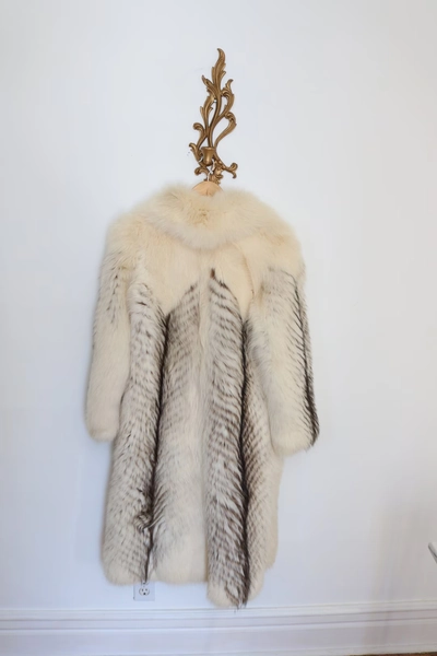 Ivory Mink Fur Coat - Etsy