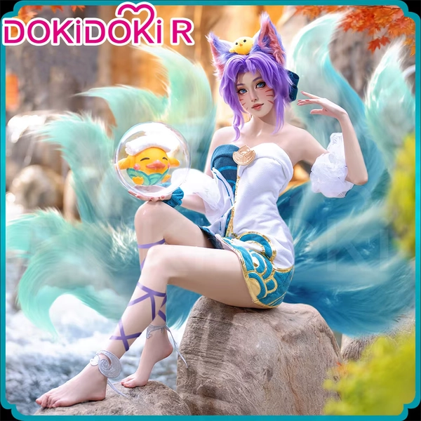 Ahri Cosplay + Wig