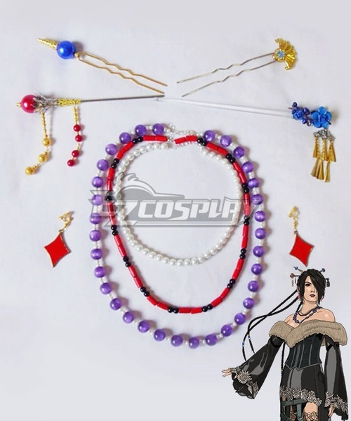 Final Fantasy X Lulu Full Set of Accessories Cosplay Accessory Prop