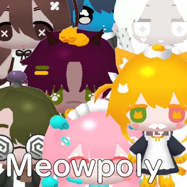 Meowpoly Customizable Vtuber Model