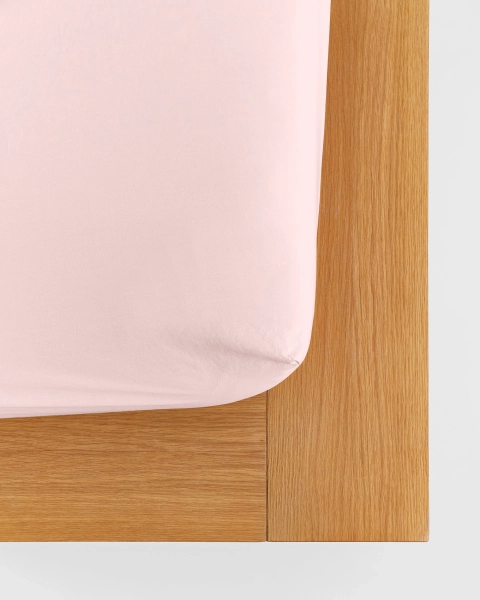 Tekla Fabrics — Pink Fitted Sheet