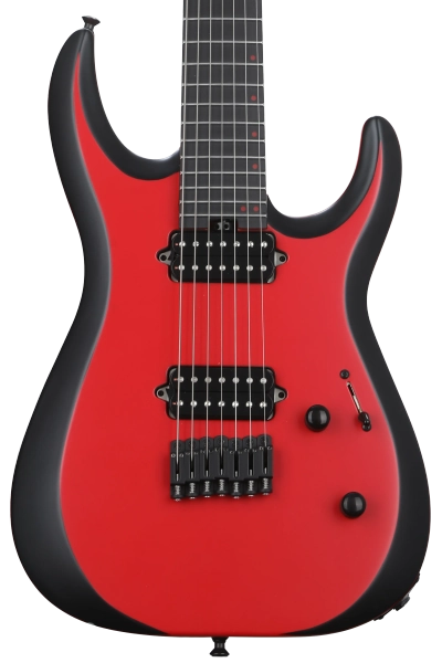 Jackson Pro Plus Series DK Modern MDK7 HT - Red with Black Bevels