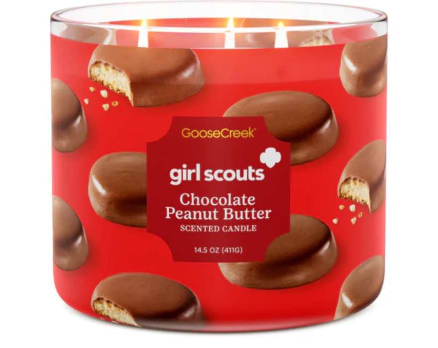 Chocolate Peanut Butter Girl Scouts 3-Wick Candle | Default Title