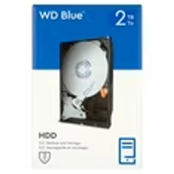 WD Blue 2TB 3.5" Desktop Internal Hard Drive - WDBH2D0020HNC-NRWM