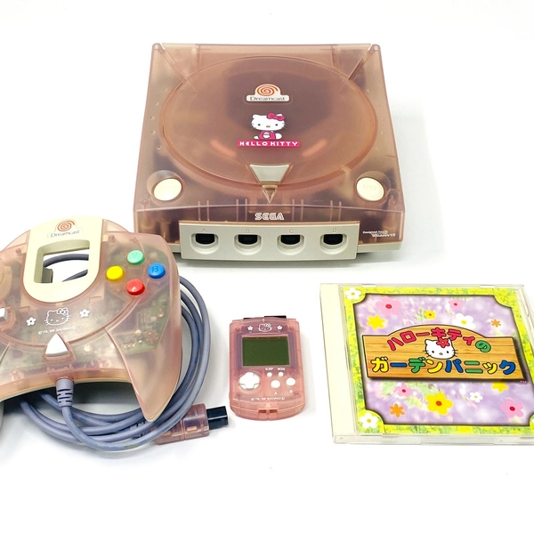 SEGA Dreamcast HELLO KITTY Pink Console region-J retro game Sanrio kawaii 0707