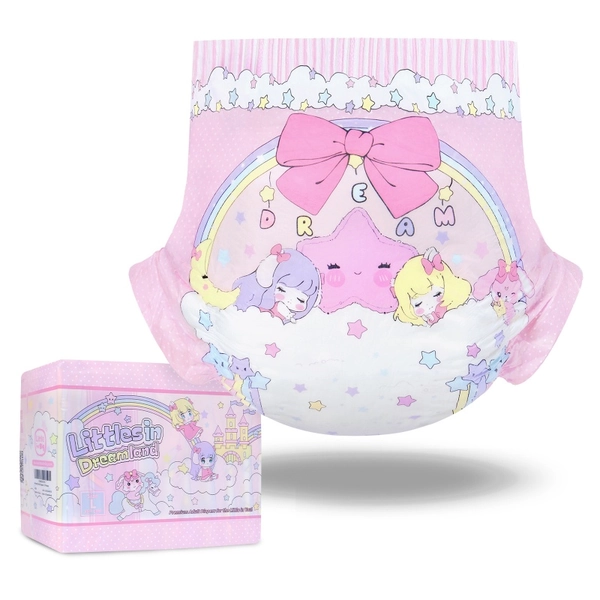 Fairy Littles in Dreamland Ultra Absorbent Cloth Back Adult Diapers 10 Pieces Pack (M)/(L)/(XL) - LittleForBig Cute & Sexy Products