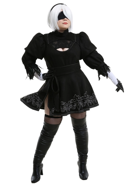 Plus Size Nr: Automata YoRHa No.2 Type B 2B Cosplay Costume