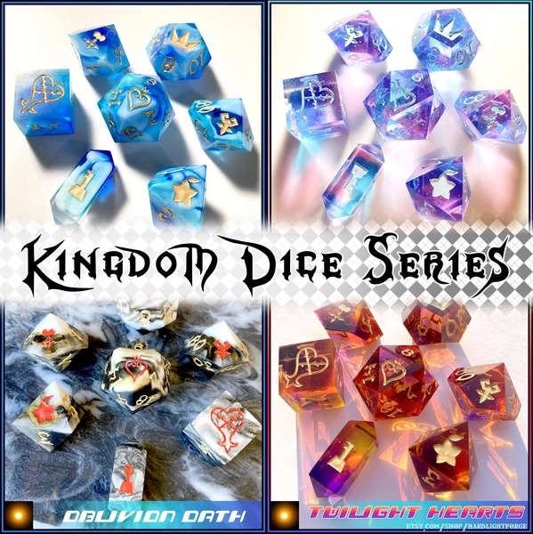 Kingdom Hearts D&D Dice (One Set)
