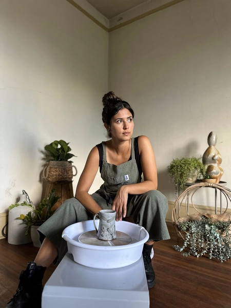 Green Durable Cotton Canvas Pottery Apron Ceramic Apron Throwing Apron Clay Apron “walking Apron” Because It Has Legs! - Etsy Canada