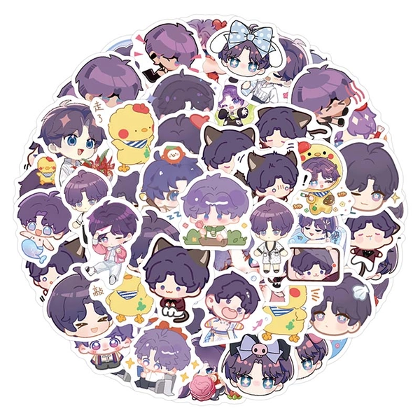 105PCS Rafayel Stickers Cute Love and Deepspace Stickers Waterproof Rafayel Merch