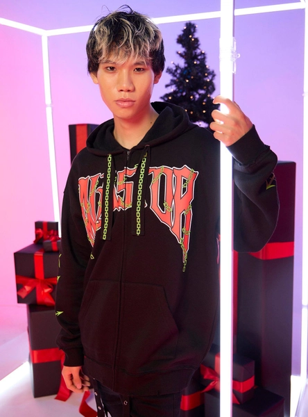 Hazbin Hotel Alastor Chain Hoodie