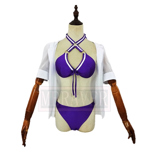LOL Caitlyn Swimsuit Cosplay Costume Sexy Lingerie Caitlyn Pool Party Swimwear Summer Bikini  Custom Made Any Size - AliExpress 