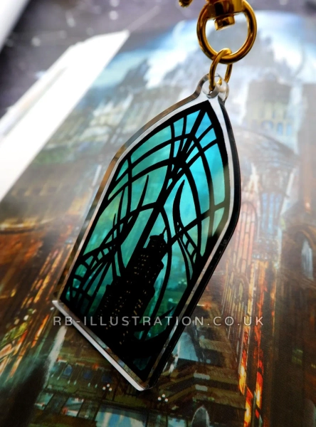 Amaurot Window, FFXIV Shadowbringers Double-sided Acrylic Charm - Etsy UK