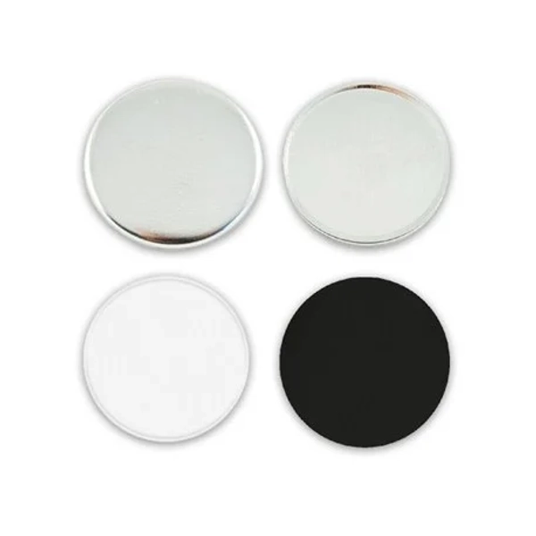 Badges vierges 38mm ronds - Magnet frigo