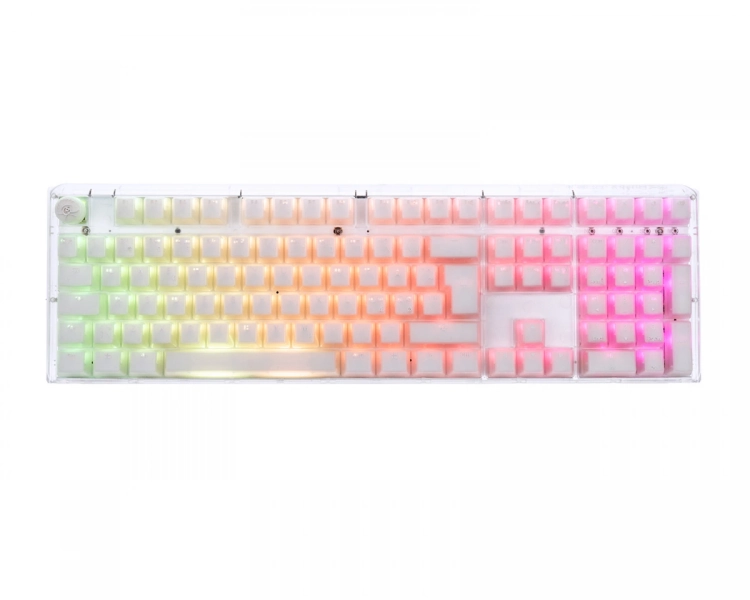 Ducky Aura Keycaps Set Nordisk Layout - Vit