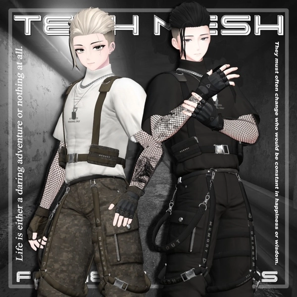 Tech Mesh (for Men's avatars) #3BON