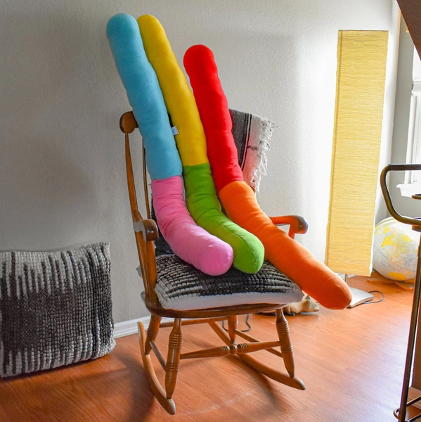 Jumbo Gummy Worm Plush Prop