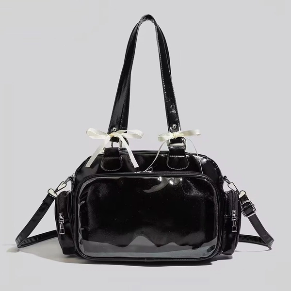 Japanese Lolita Ita Bag Transparent Handbag School JK Uniform Party Shoulder Bag