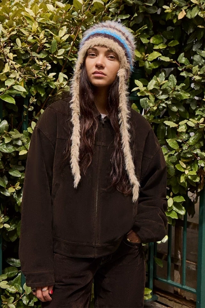 BDG Luca Faux Suede Workwear Jacket