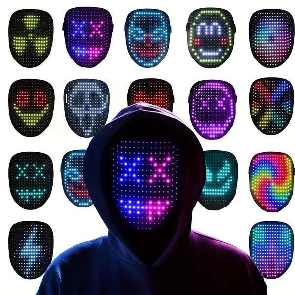 Máscara LED | Detección de gestos (Manos)