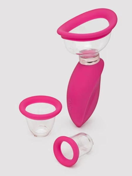 Pumped Arousing Pink Automatic Rechargeable Vulva, Clitoral, Nipple & Breast Pump