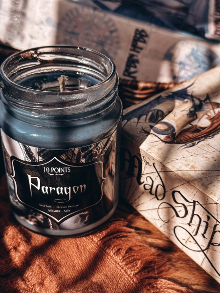 Paragon - Liveship Traders Inspired Soy Candle - Scent: Seal Salt & Ocean Breeze
