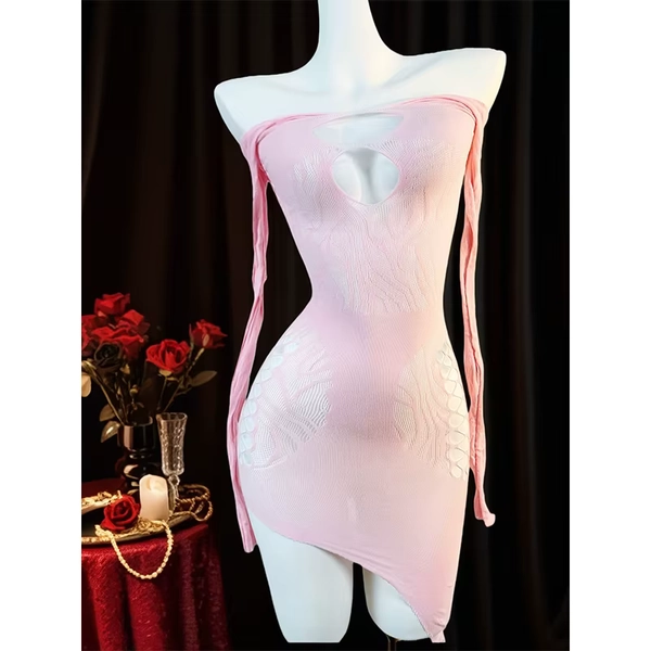1 szt. Damska siateczkowa narzutka bez bikini, seksowna bielizna, przeÅwitujÄ
ca, ażurowa sukienka bodycon z dÅugim rÄkawem, odzież plażowa qq640 - AliExpress 200000345