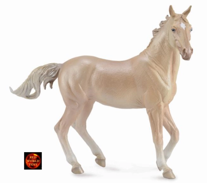Akhal Teke Perlino Mare Horse Toy Model Figure by CollectA 88623 Brand New