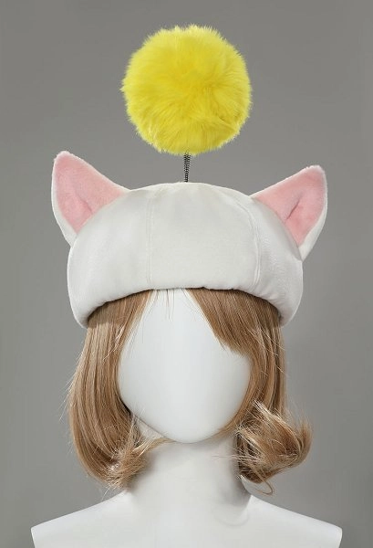 Miccostumes FF FF14 Lovely Moogle Hat Cap Cosplay Accessory