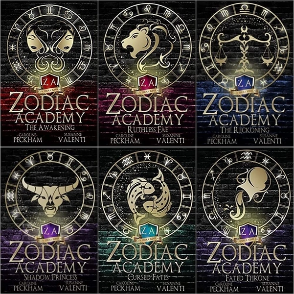 Zodiac Academy Series 6 books Collection Set  ( The Awakening , Ruthless Fae,...