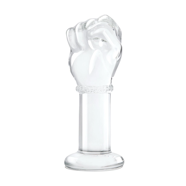 5 Inch glass fist butt plug
