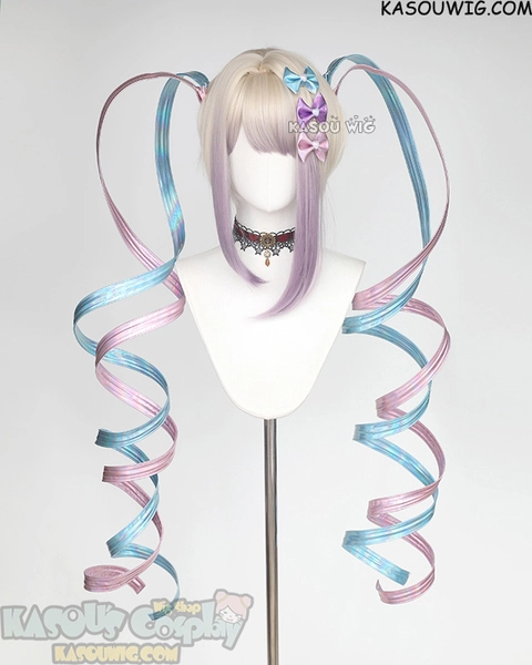 NSO KAngel wig with clip-on PU pigtails