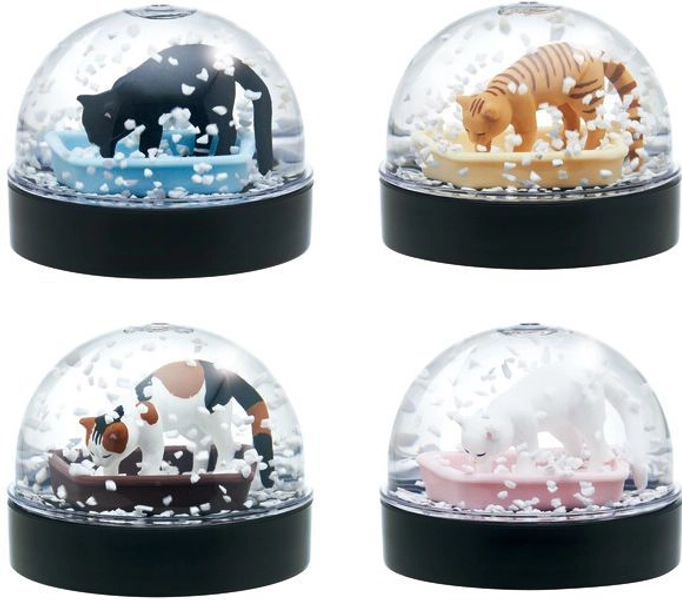 Cat Litter Snowglobe Blind Box