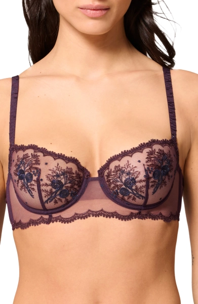Intrigue Sheer Underwire Demi Bra