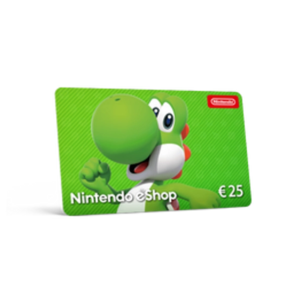 €25,- Nintendo eShop card