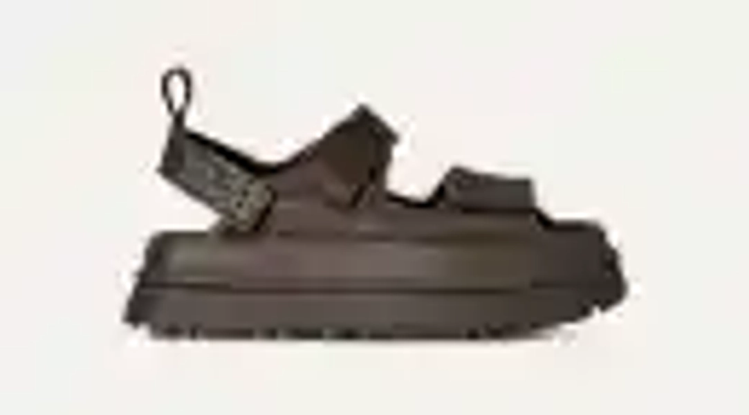 Dames GoldenGlow Embossed Sandal