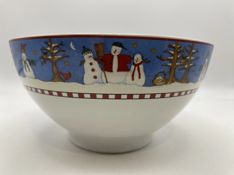 Sakura Snowman Bowl 5.75” x 3”
