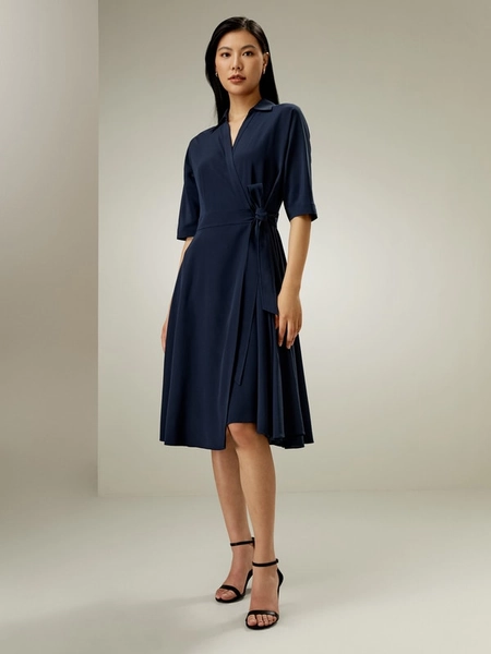 Silk Wrap Dress