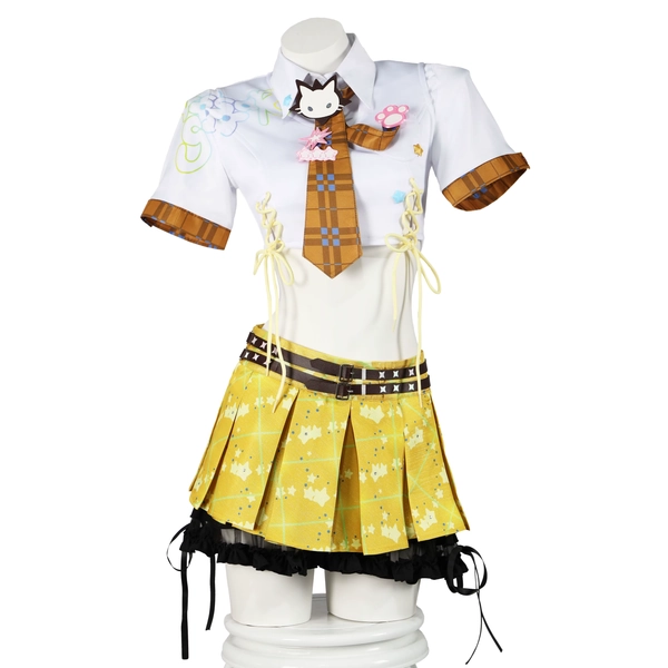 NIKKE Anis Cosplay Costume – 3.5th Anniversary T.T. STAR Idol Stage Outfit Yellow JK Uniform for Women Halloween Carnival 2026 - AliExpress 200000532