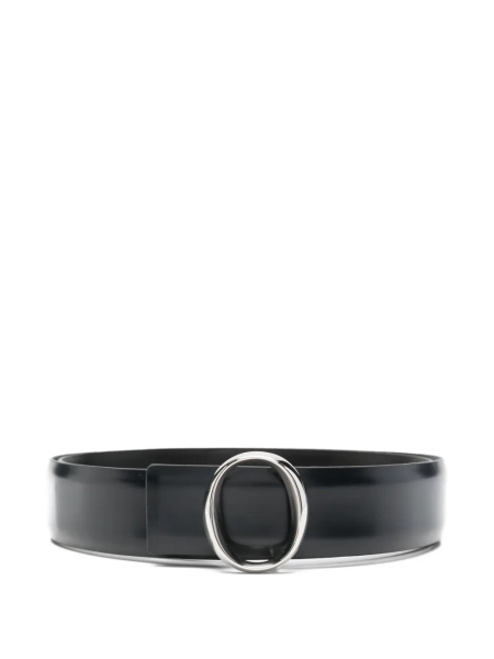 Orciani circle buckle belt - Blue 105