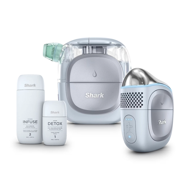 Shark FacialPro™ Glow & Depuffi™ At-Home Hydrating Facial System in Blue