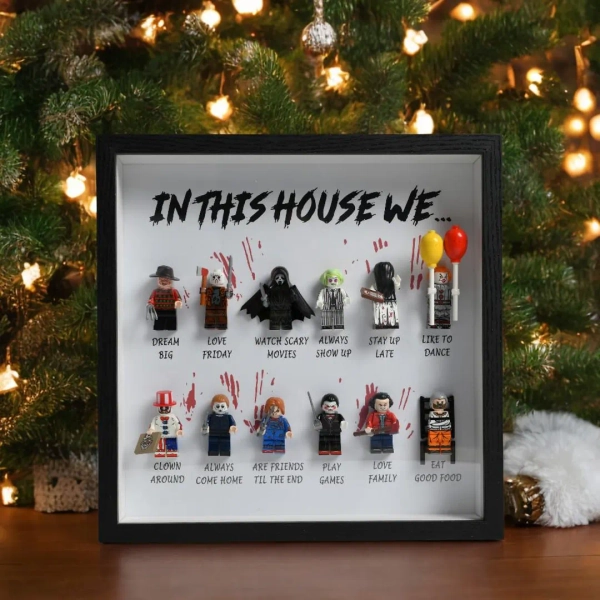 In This House We… Horror Gift Frame | Halloween Scary Movie Personalised Gift | Horror Decor | Halloween Decor |spooky Movie Lover Gift  - Etsy