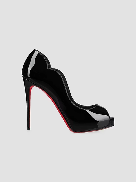 Hot Chick Alta 120MM Patent Leather Pumps