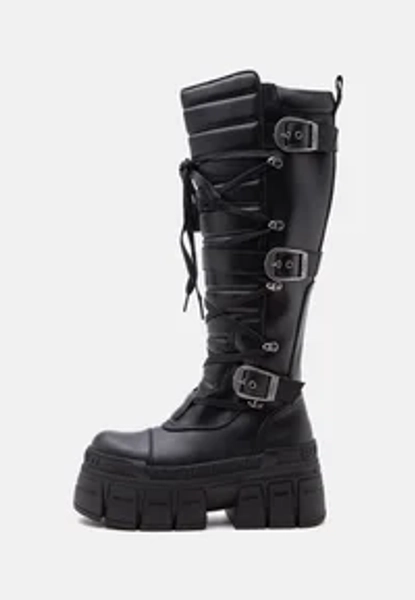GOSPHER HI - Plateaustiefel - black