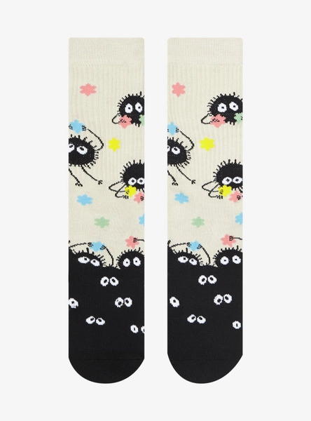 Studio Ghibli Spirited Away Soot Sprite Pile Crew Socks