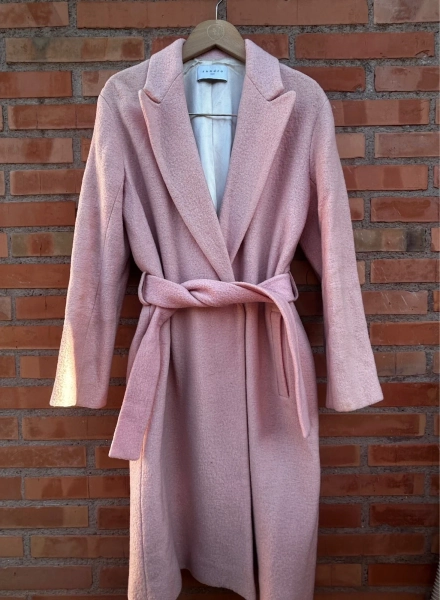 Cappotto rosa chiaro Sandro – Taglia 36/S